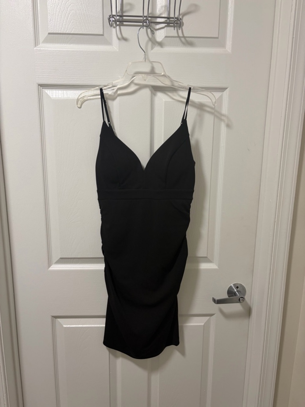 Little Black Dress - V-Neck Spaghetti Strap
